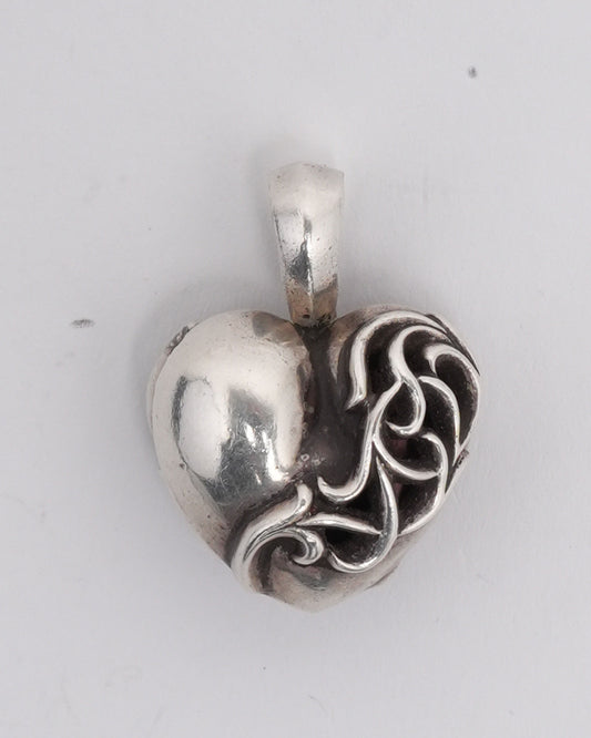 Ruby Vine Heart Pendant