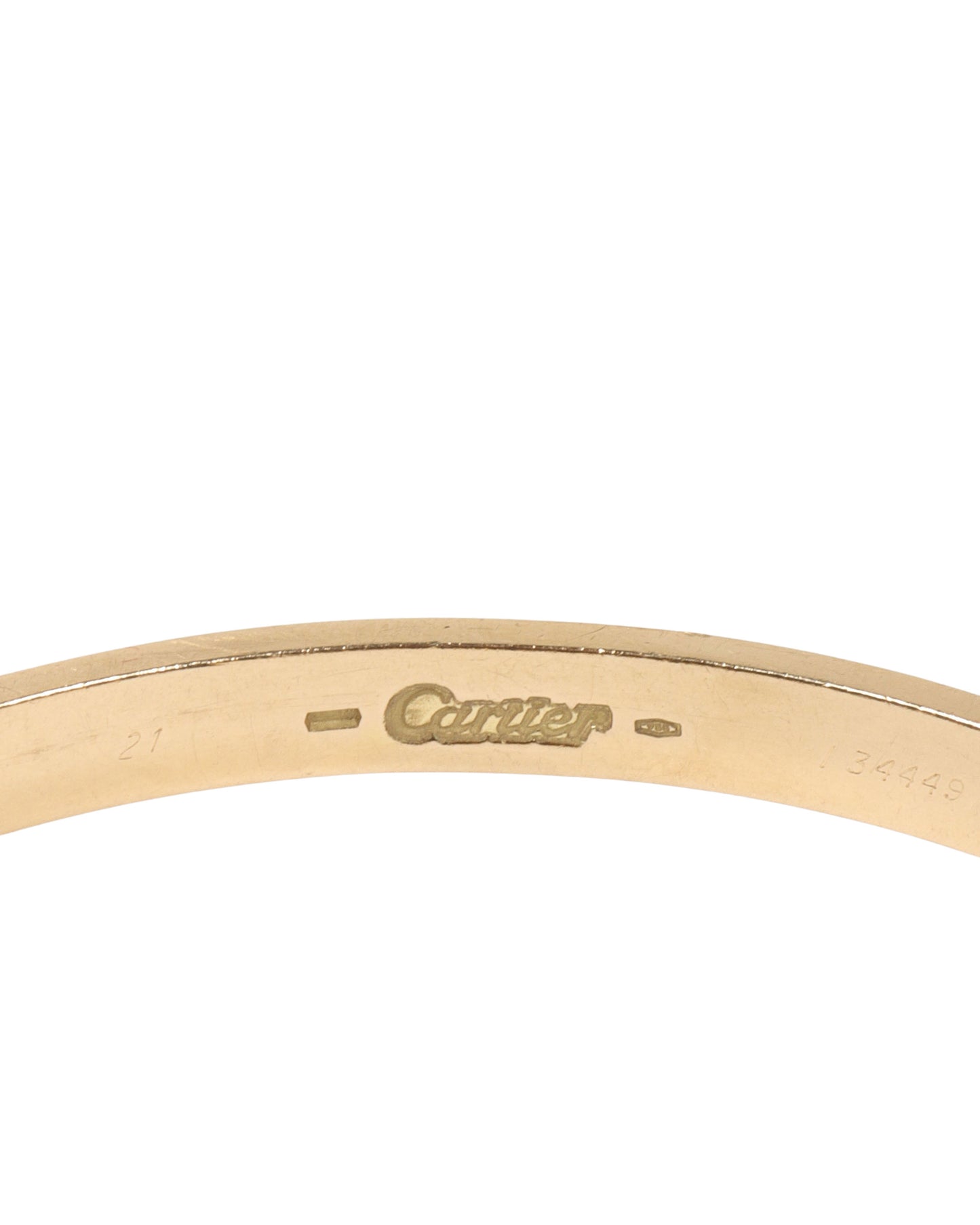 Yellow Gold Love Cartier Bracelet