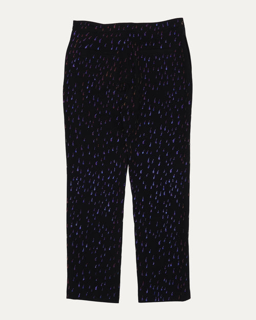 Rhinestone Embellished Trousers