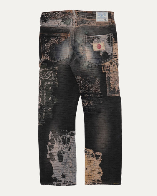Boro Bandana Jeans