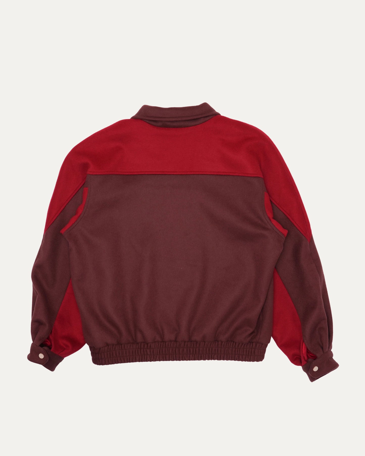 Cashmere Blend Colorblock Jacket