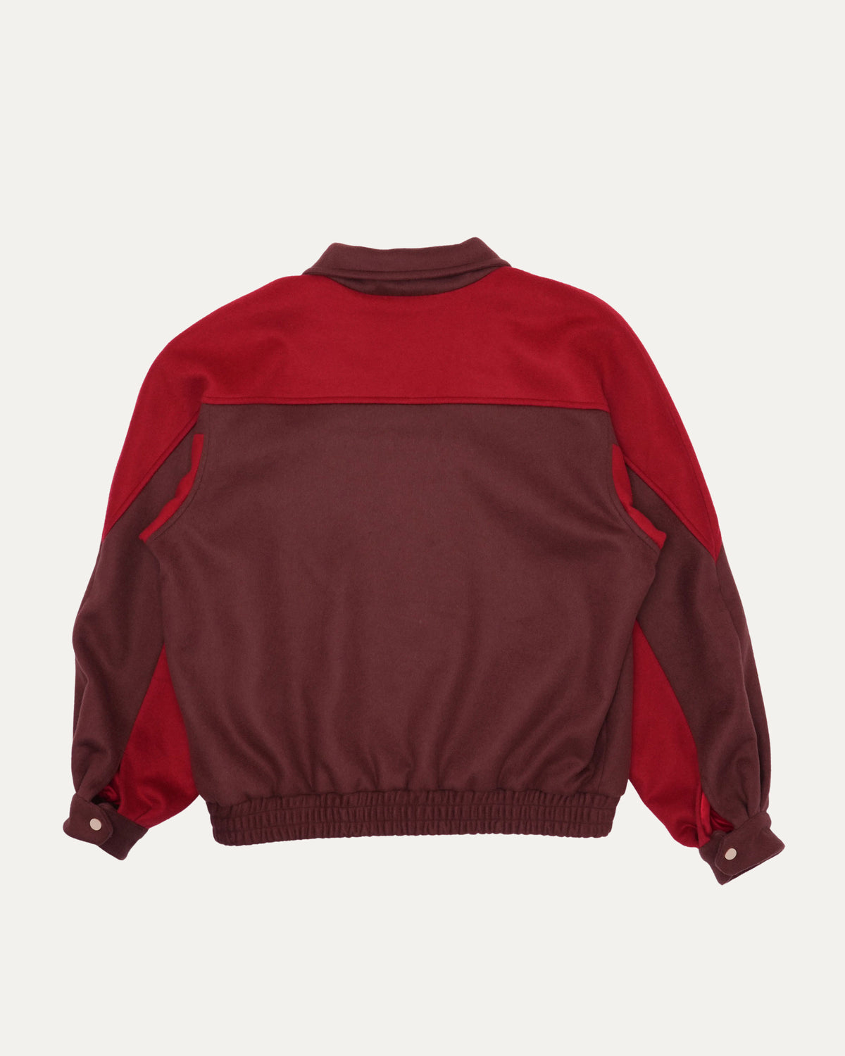 Cashmere Blend Colorblock Jacket