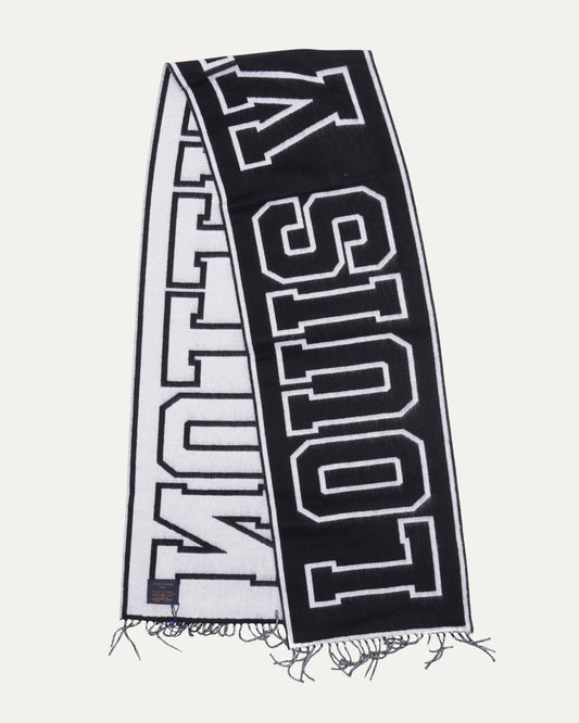 Wool-Cashmere Spellout Scarf