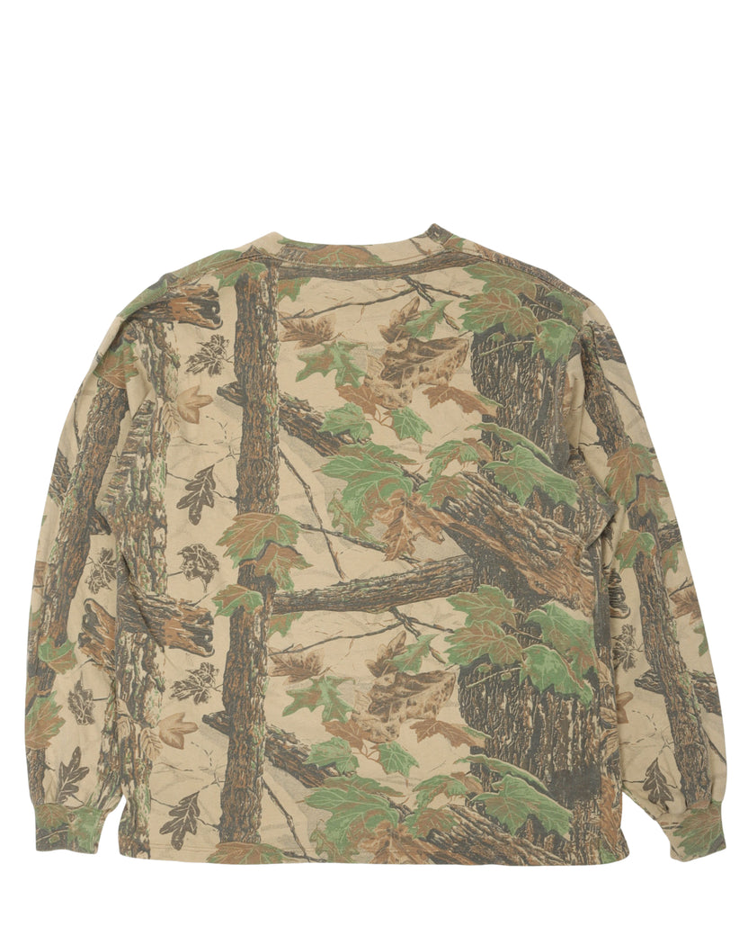 Jerzees Tree Camouflage Long Sleeve T-Shirt