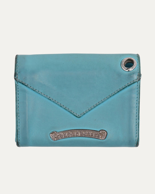Plus Cross Embellished Snap Wallet