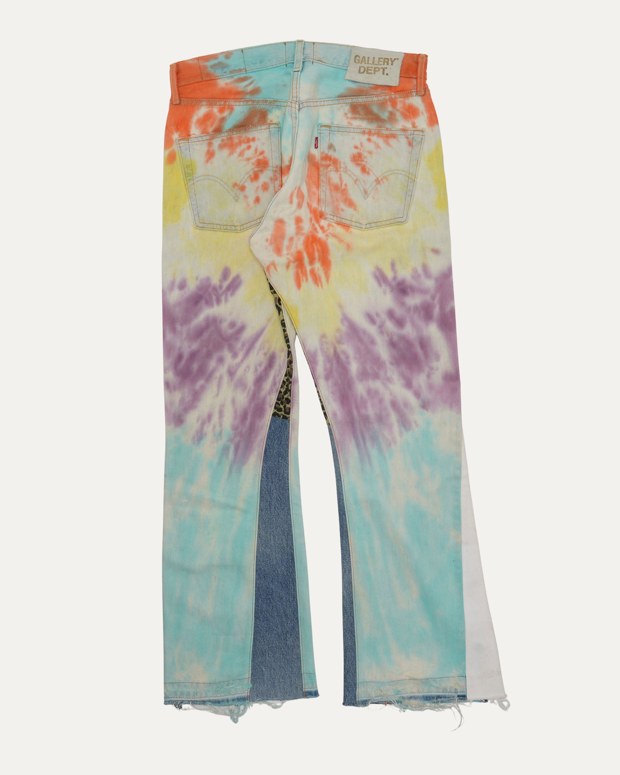 Tie Dye LA Flare Jeans