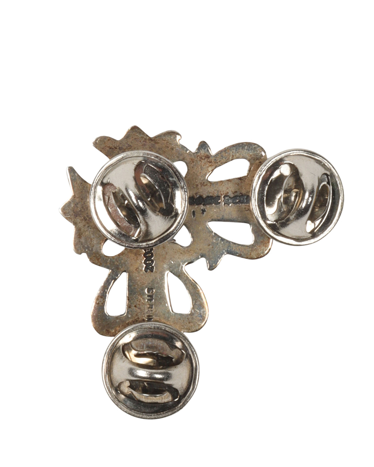 Silver L-Cross Pin