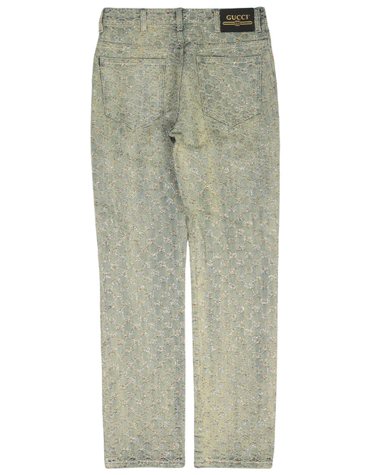 Sparkle Monogram Jeans