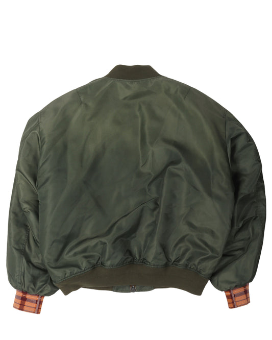 Satin Bomber Jacket