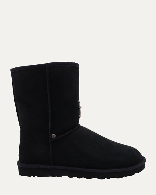 Cross Embellished Ugg Boots
