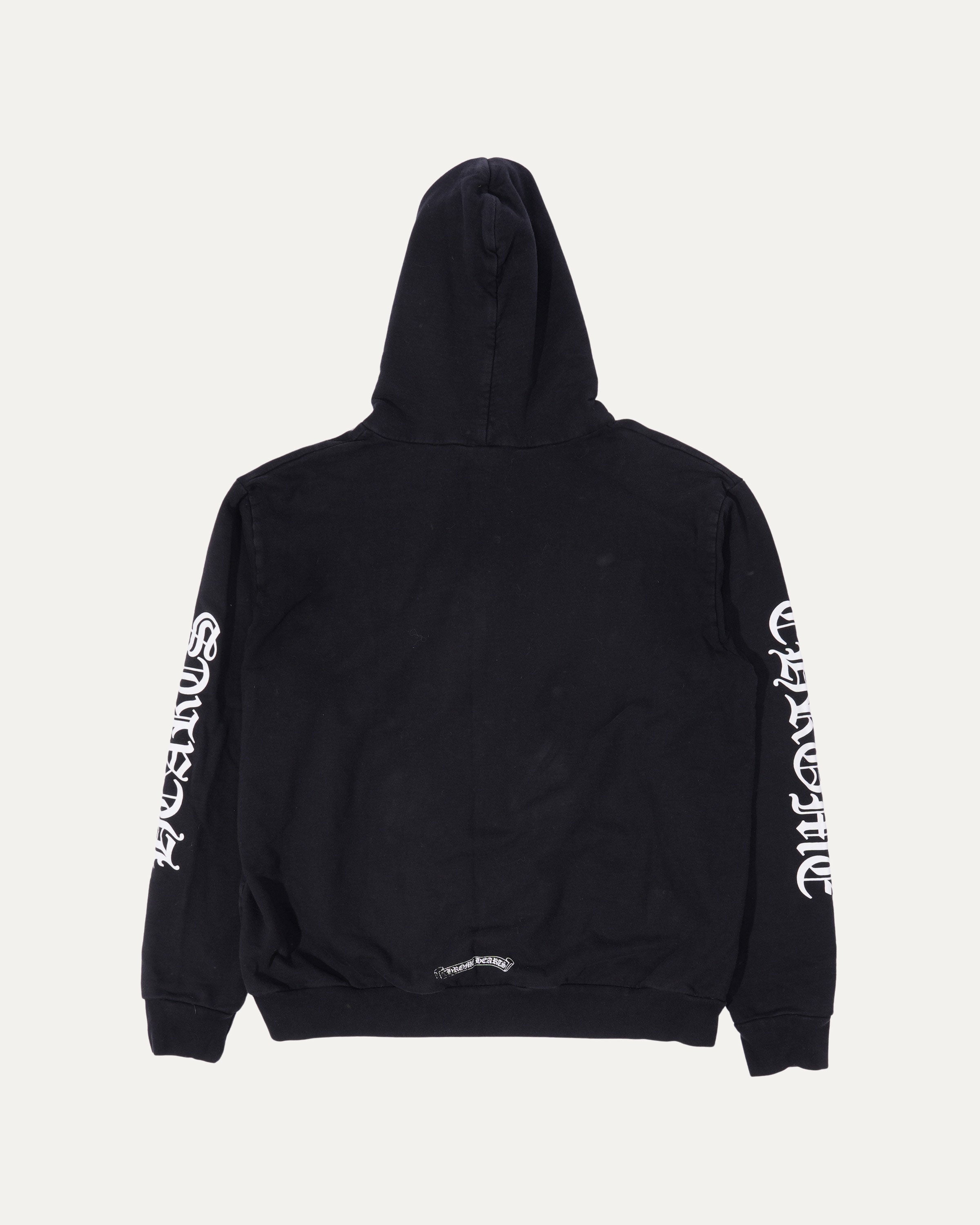 Vertical Logo Zip Up Hoodie