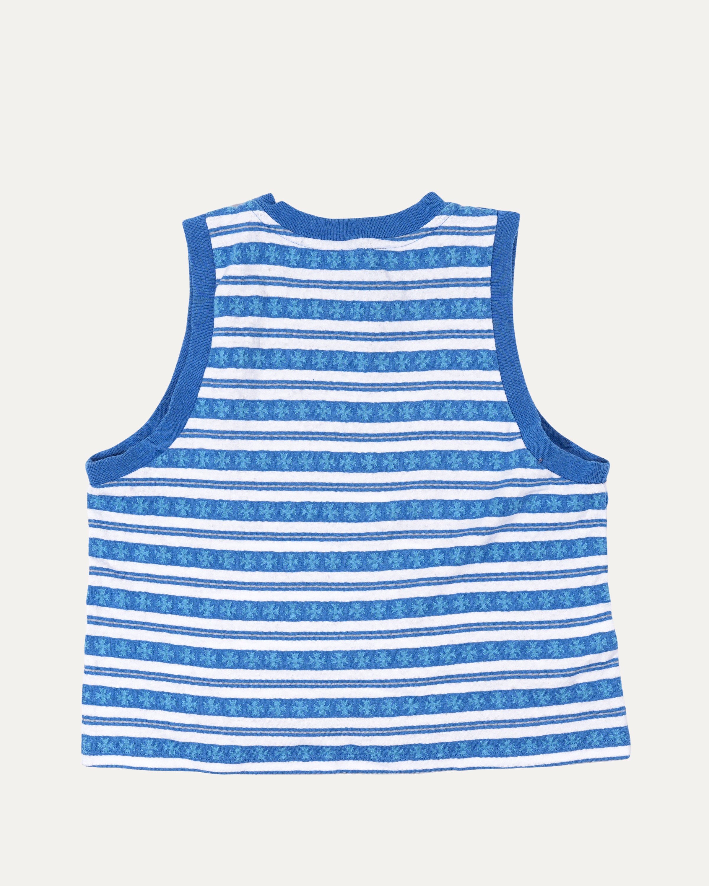 Teens From Mars Striped Plus Cross Tank Top