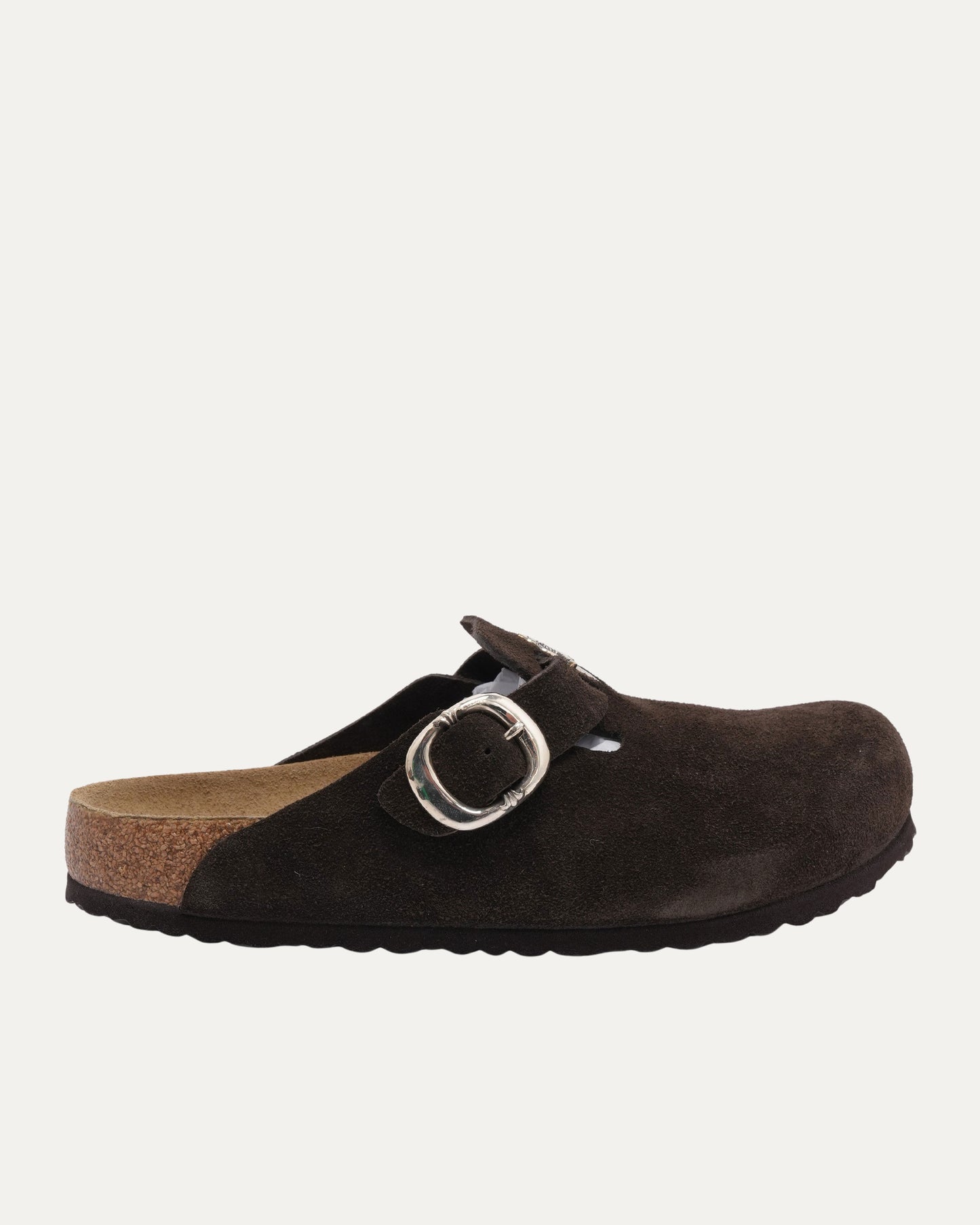 Dagger Embellished Birkenstock Boston Suede Mule