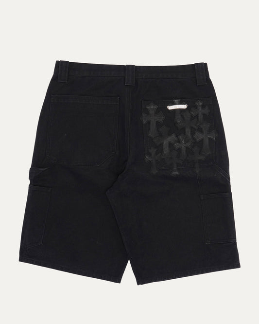 Cross Patch Double Knee Shorts
