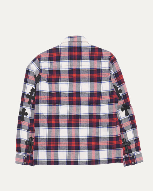 Cross Patch Loose Ends Western Flannel Shirt