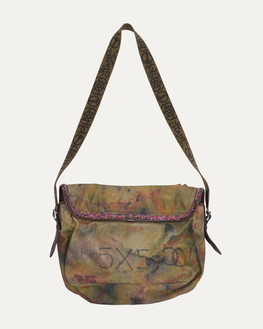 Washed Toile Graffiti On The Pavements Small Messenger Bag