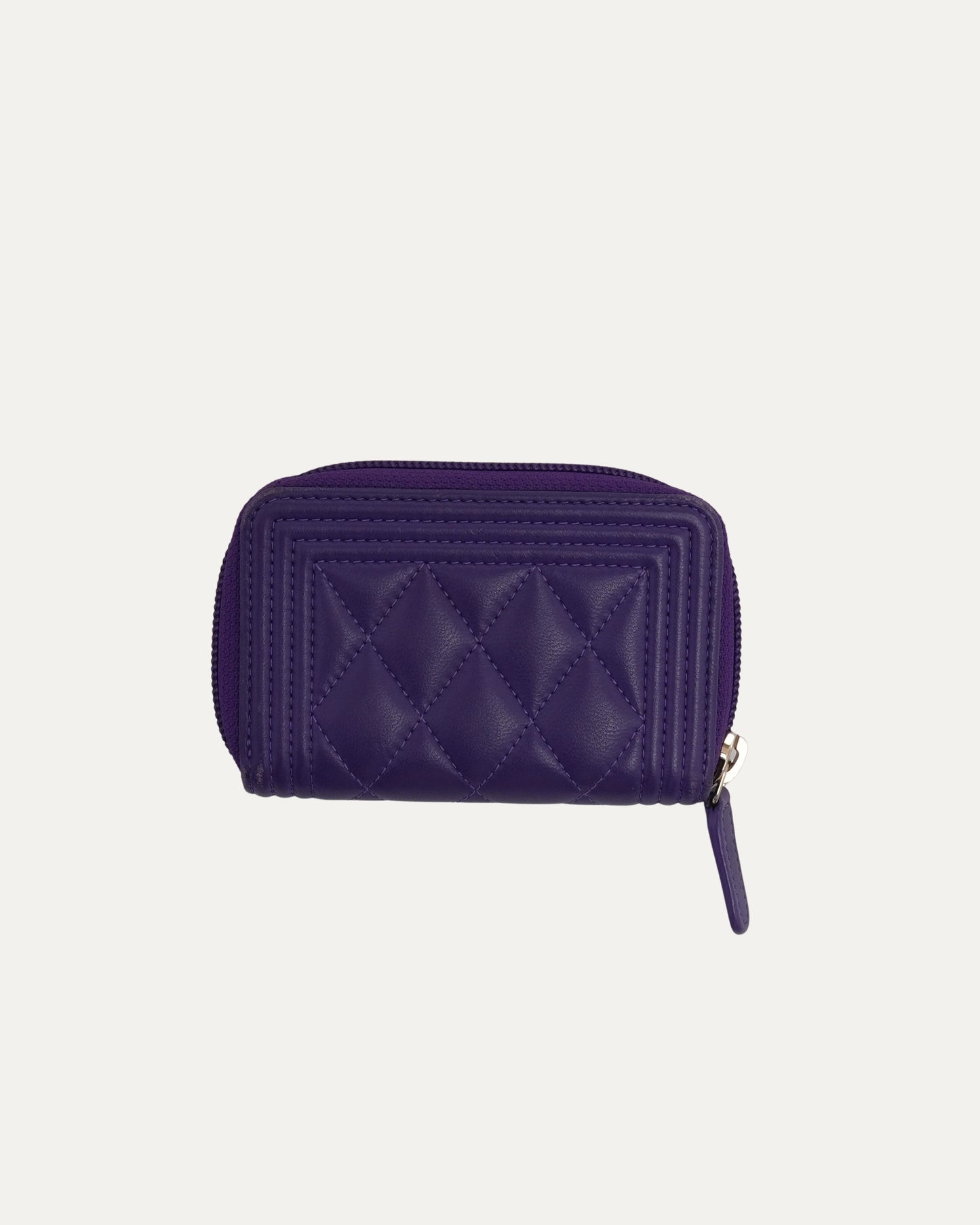 Quilted Boy Zip Wallet