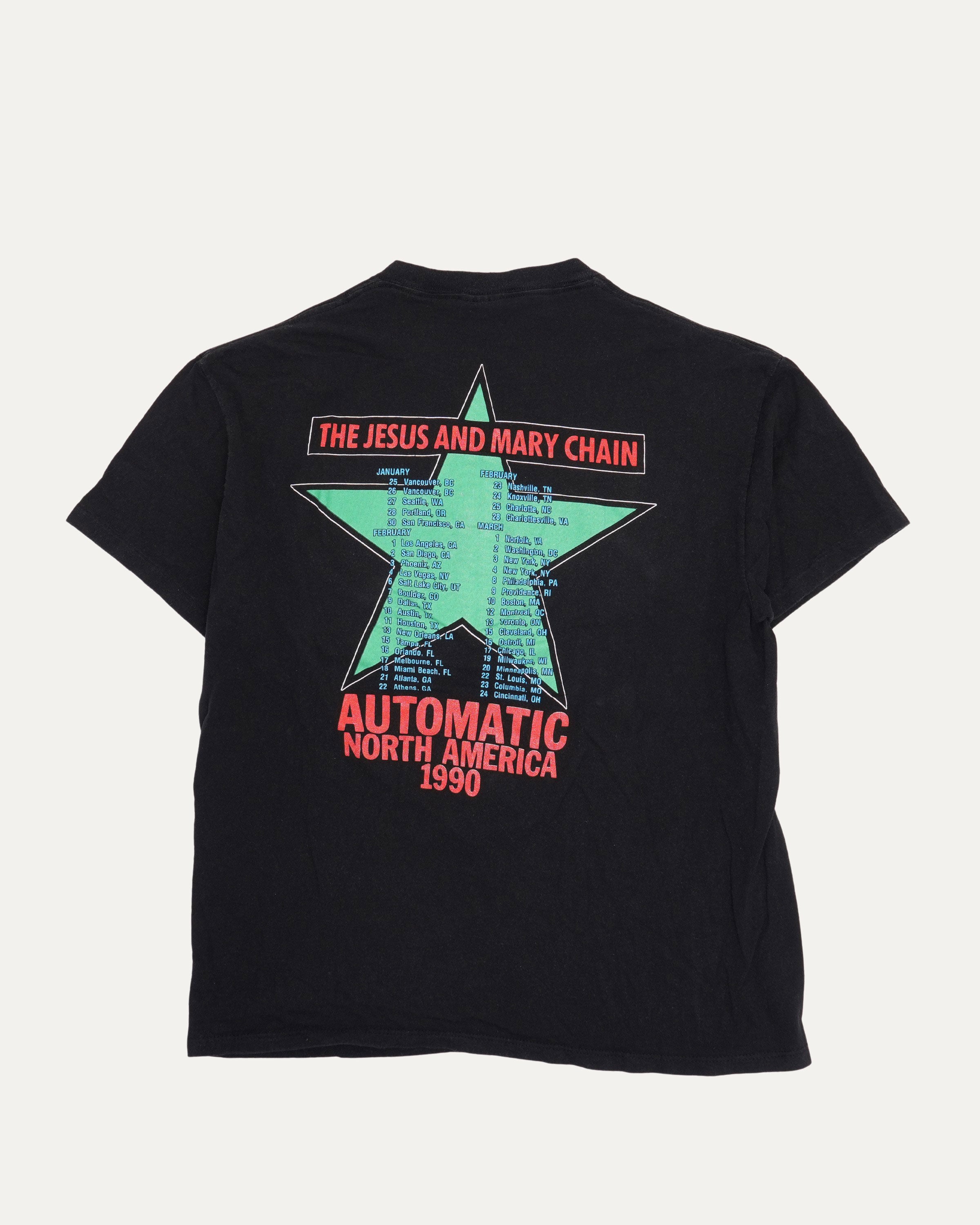 Vintage The Jesus and Mary Chain Automatic Tour 1990 T-Shirt