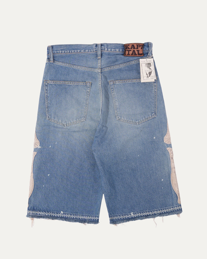 OG Skeleton Denim Shorts