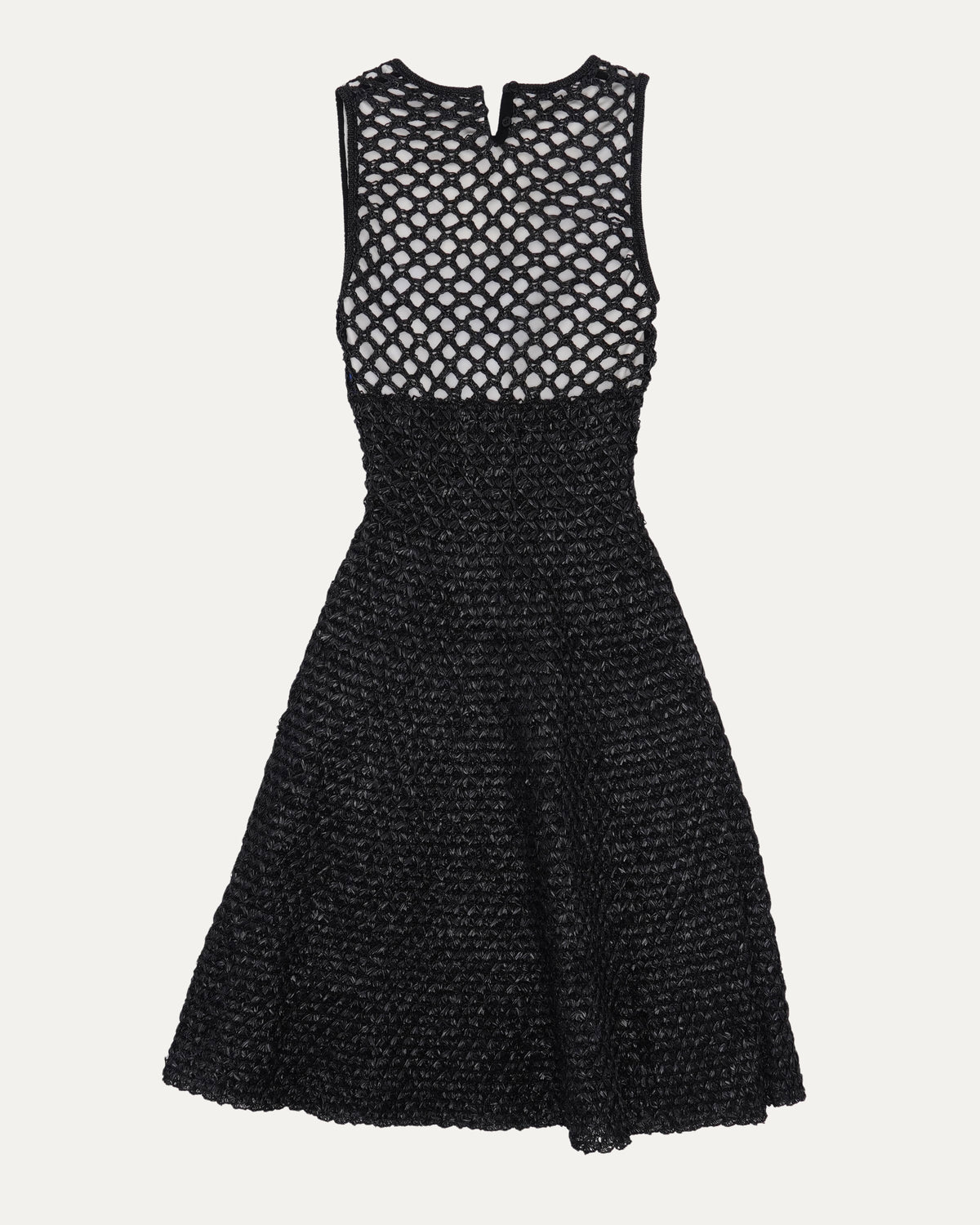 Raffia Overlay Dress
