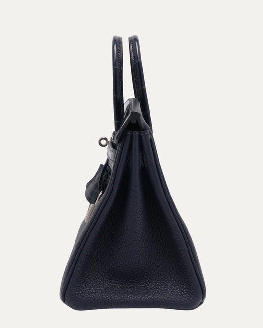 Shiny Crocodile Togo Birkin Touch 25