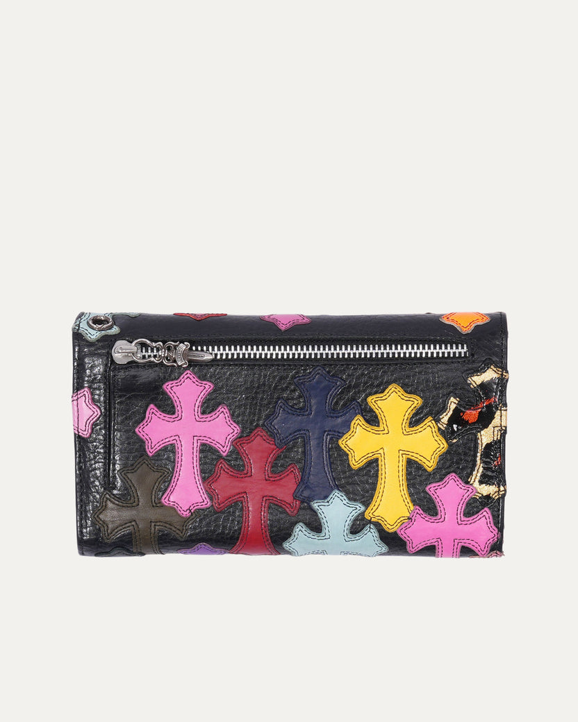 Multicolor Cross Patch 'WAVE' Wallet