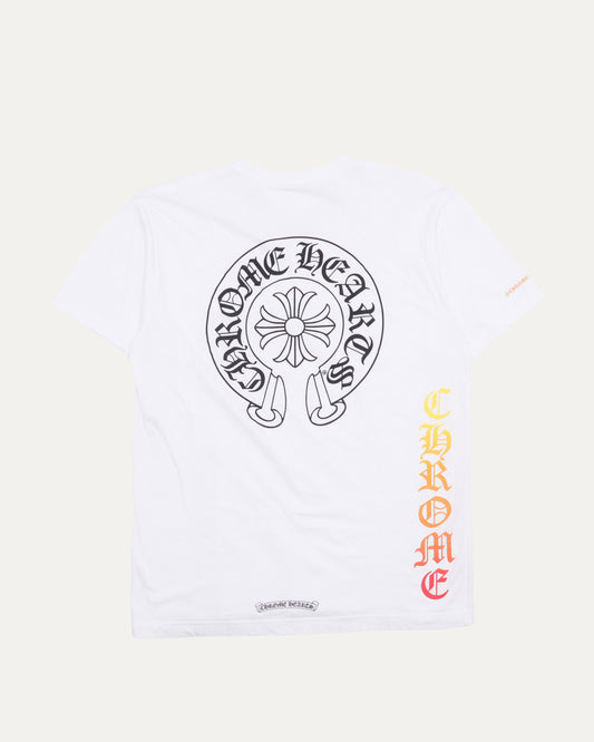 Gradient Neck Logo Pocket T-Shirt