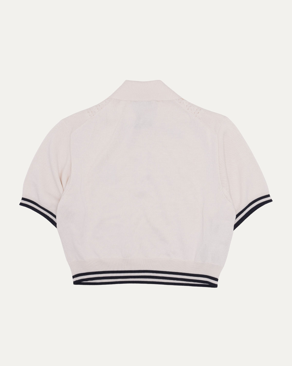 Silk Blend Knit Polo