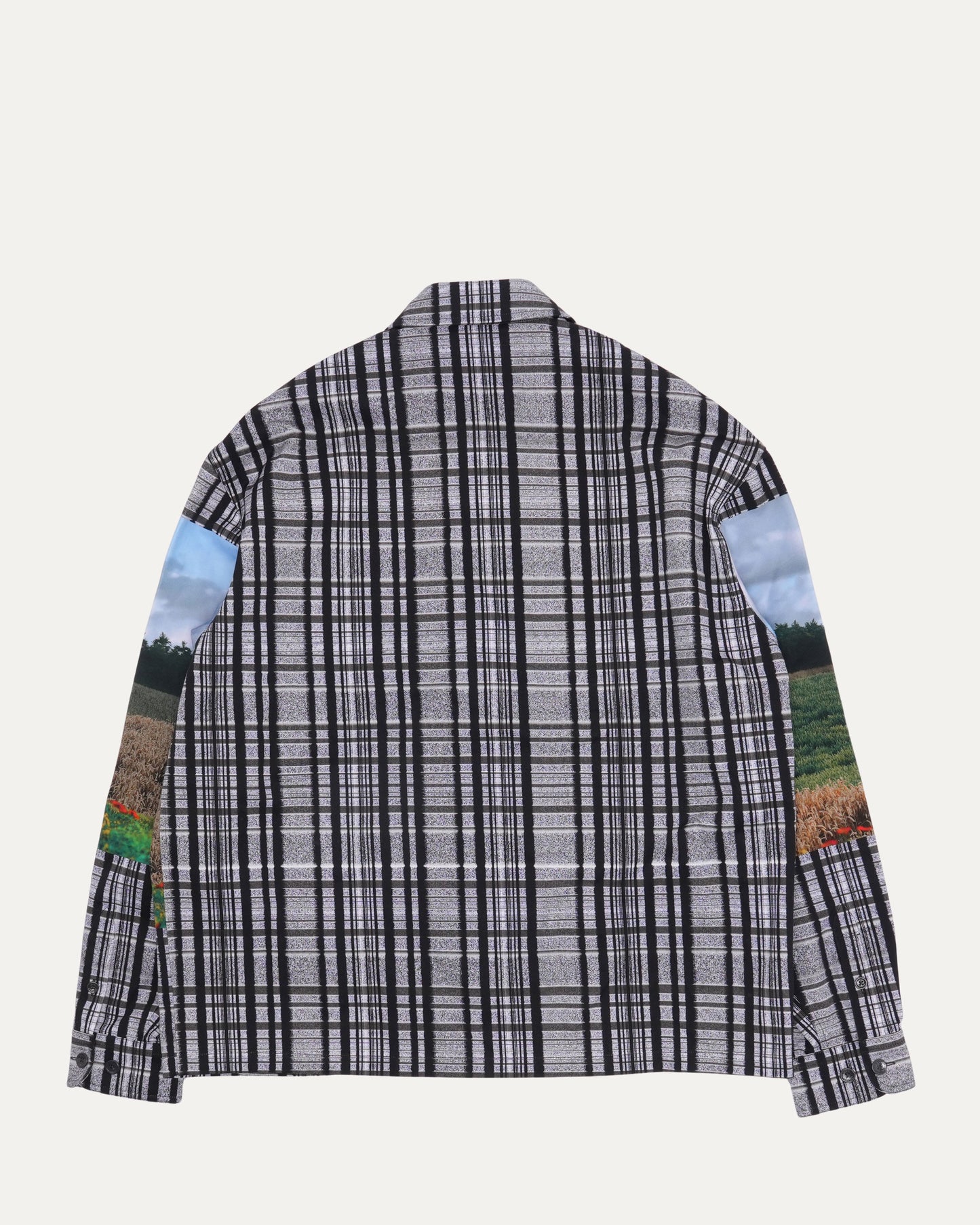 Blurry Vision of A Bright Future Plaid Overshirt