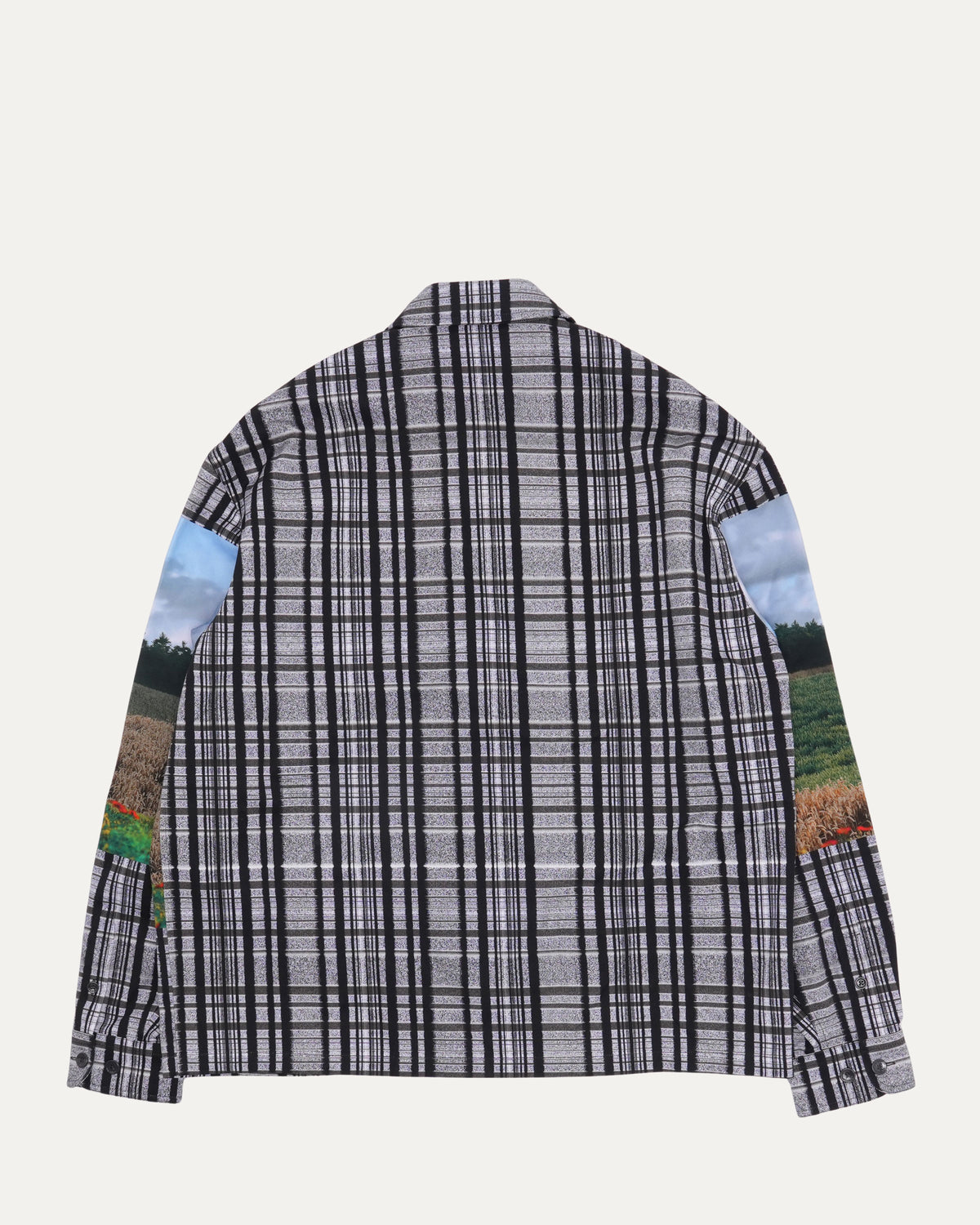 Blurry Vision of A Bright Future Plaid Overshirt