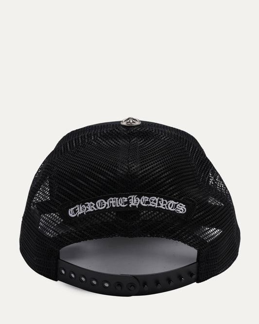 Camouflage Cemetery Cross Patch Trucker Hat