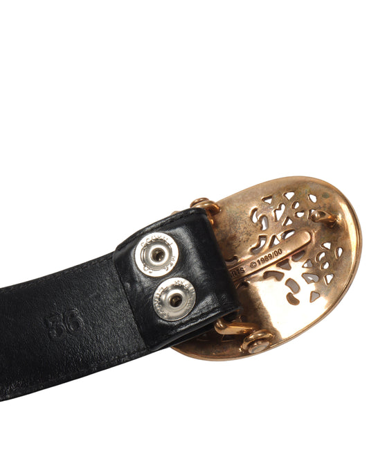 Brass Oval Cross Belt