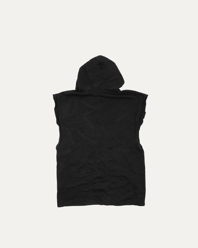 Sporty B Creased Sleeveless Hoodie