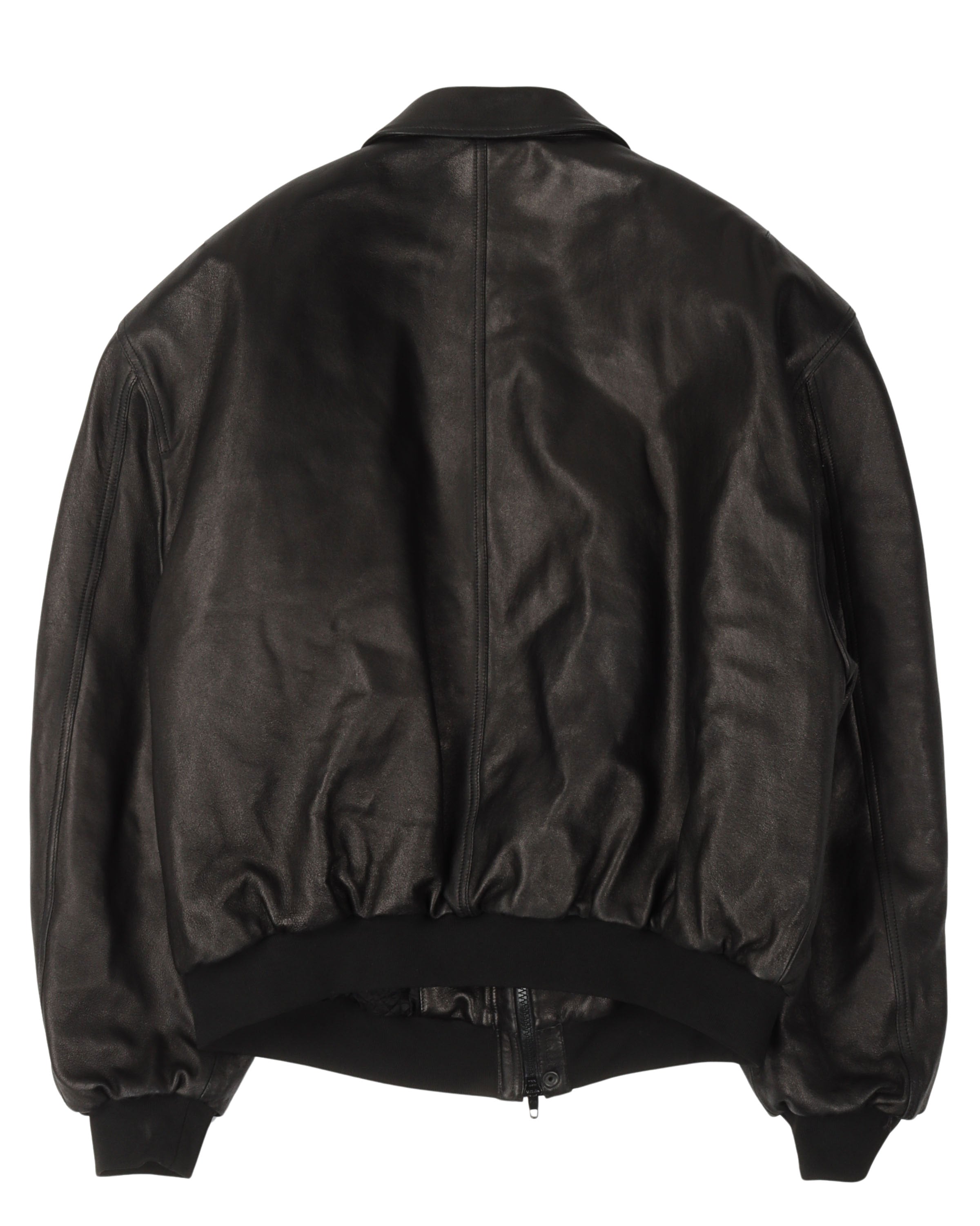 Leather Bomber Jacket