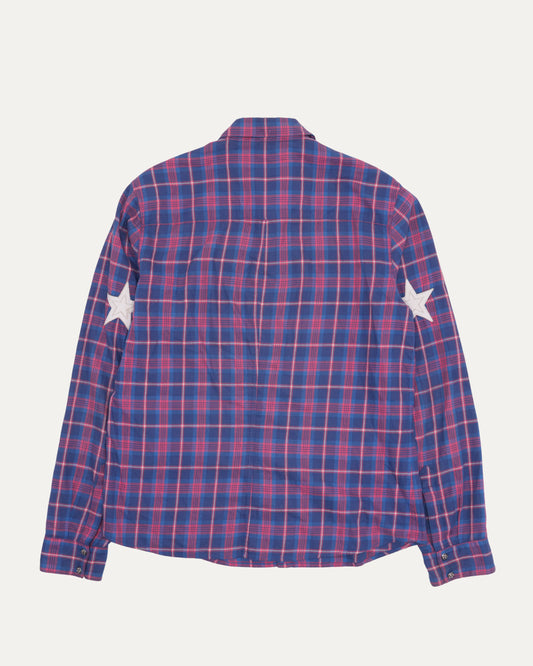 Star Patch Flannel Shirt