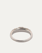Diamond Mini Floral Cross Ring