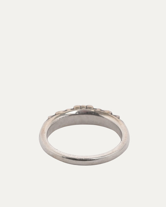 Diamond Mini Floral Cross Ring