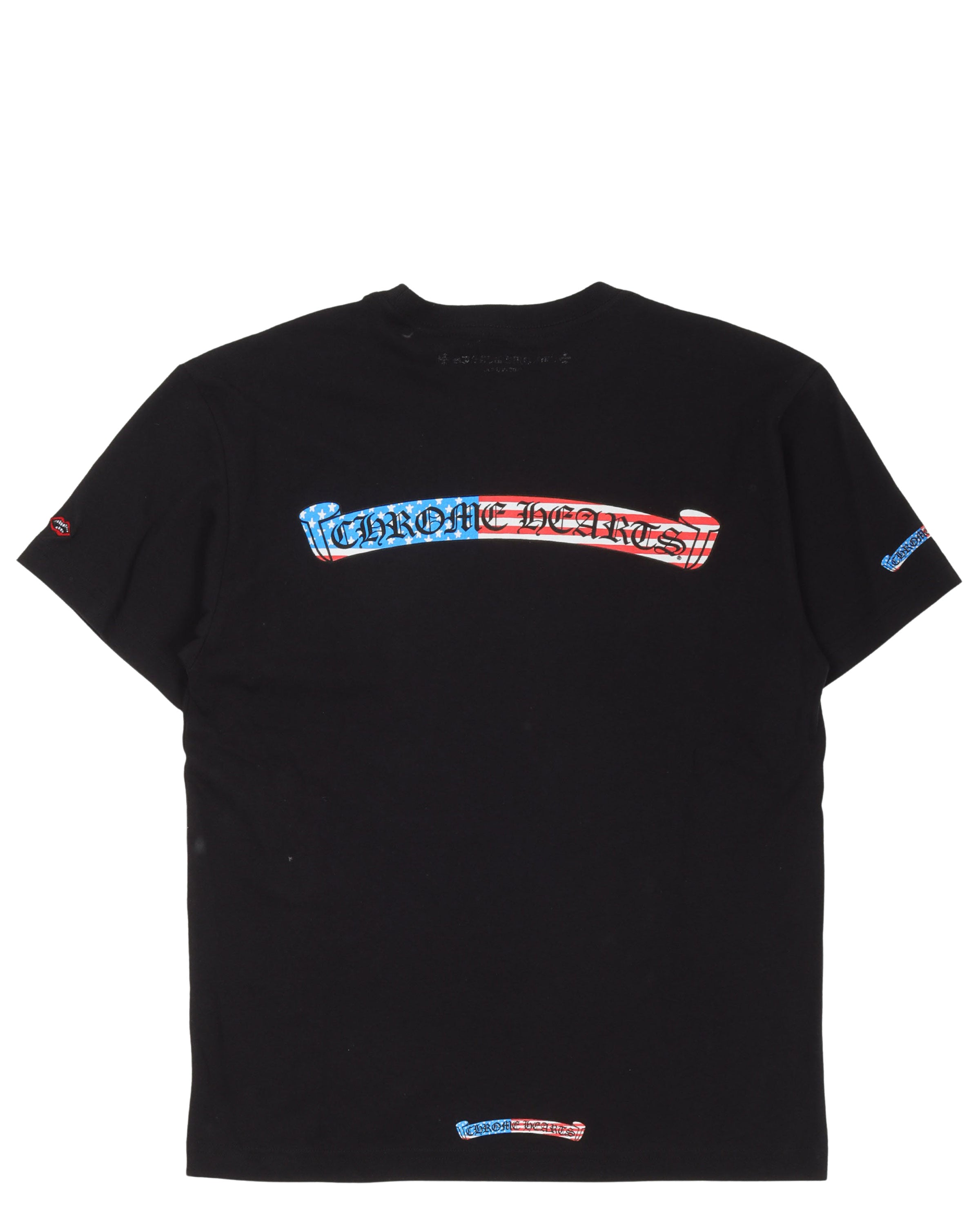 American Flag Scroll T-Shirt