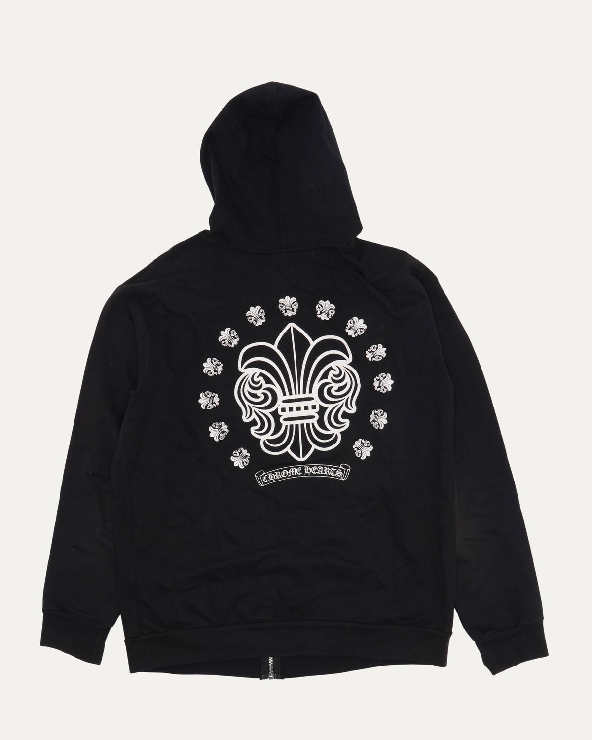 Vintage Thermal Lined Fleur Logo Zip Up Hoodie