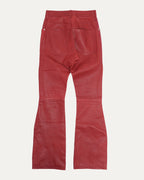 Leather Flare Pants