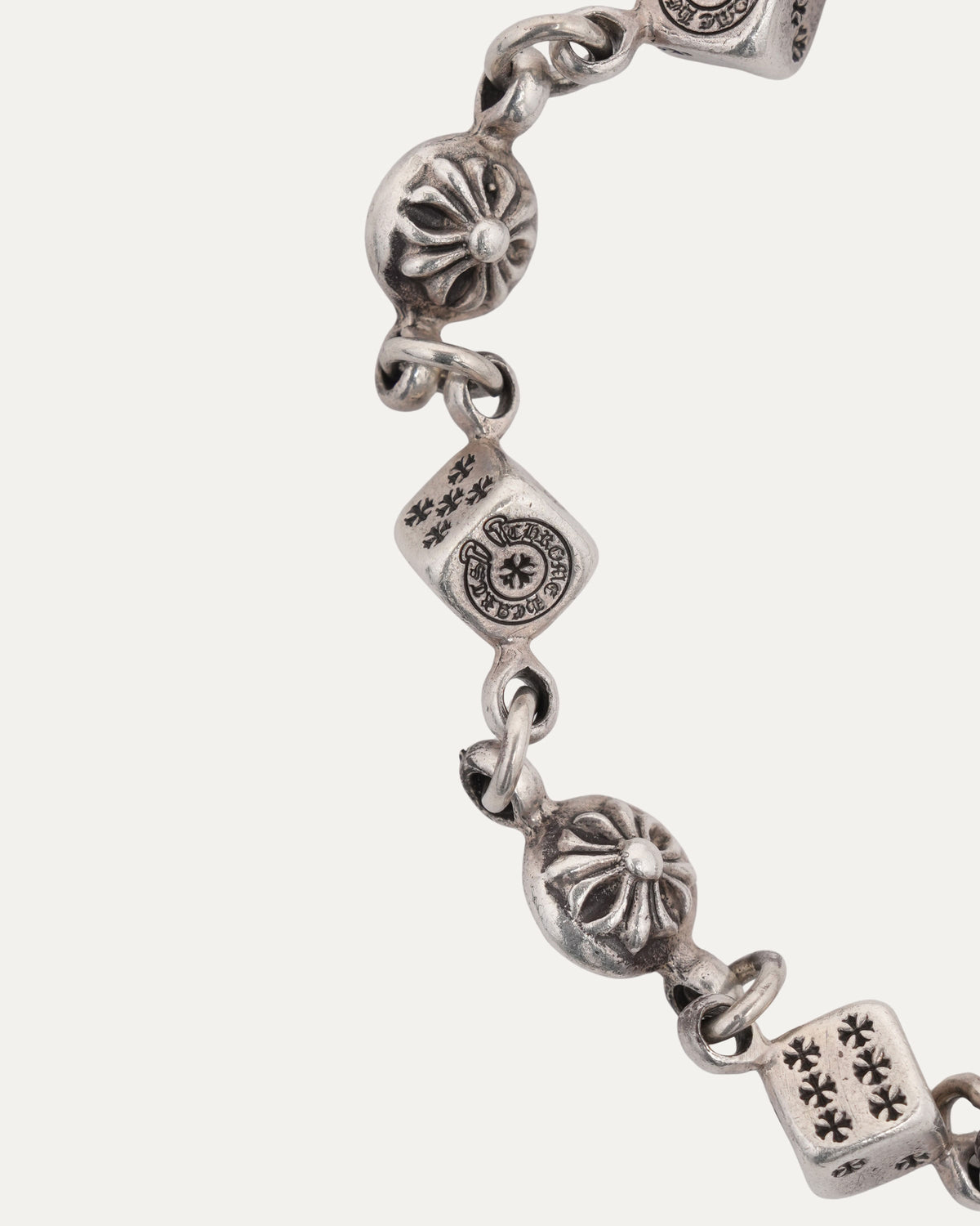 Dice and Plus Ball Bracelet