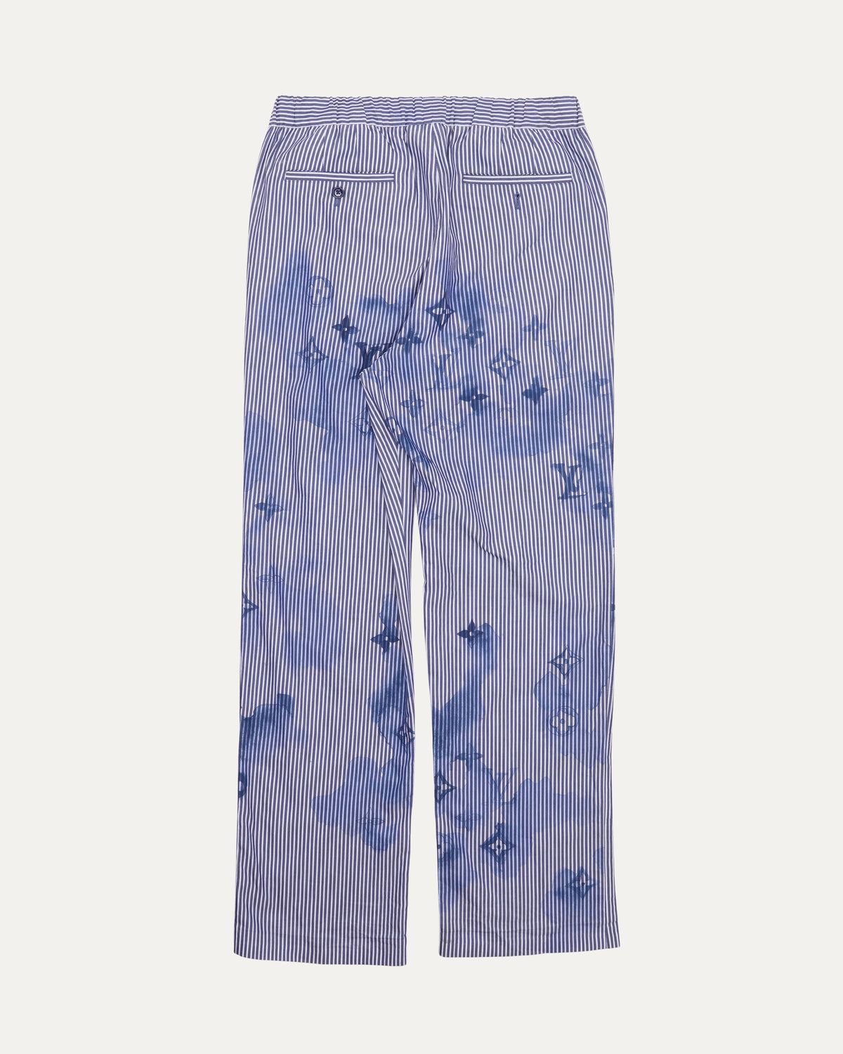 Striped Monogram Pajama Pants