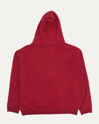 Oversized Logo-Embroidered Loopback Hoodie