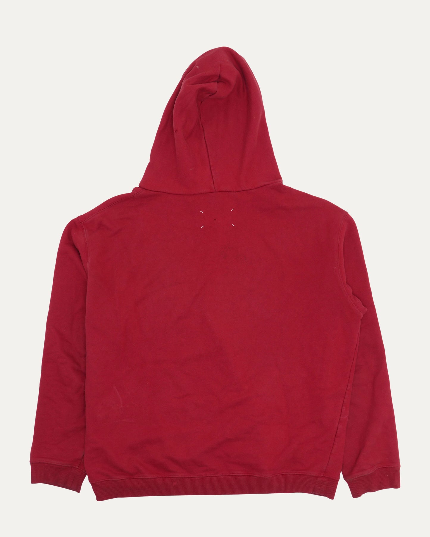 Oversized Logo-Embroidered Loopback Hoodie