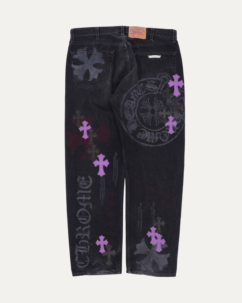 Online Exclusive Levi's Cross Patch Stencil Jeans