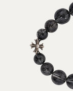 10mm Rutilated Quartz Plus Ball Graduated Bead Bracelet