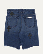 Cross Patch Turbo Diesel Cut Off Jean Shorts