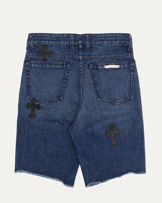 Cross Patch Turbo Diesel Cut Off Jean Shorts