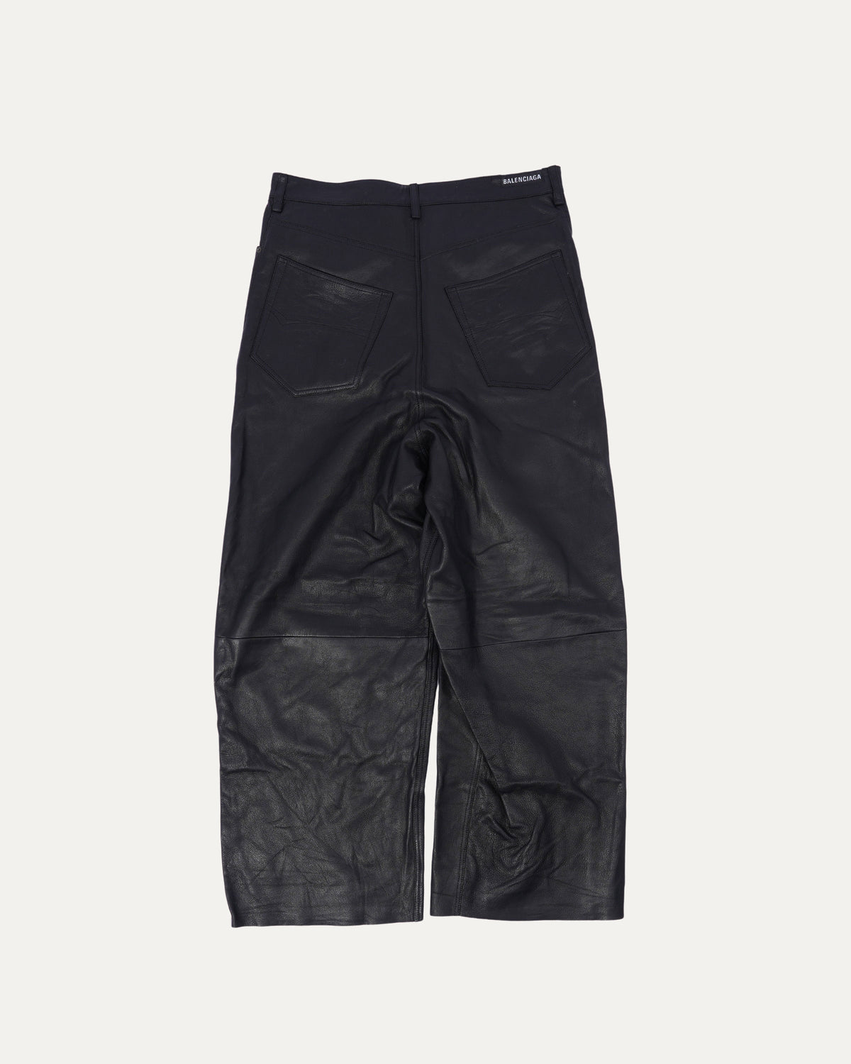 Baggy Leather Pants