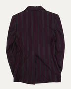 Striped Double Breasted Blazer